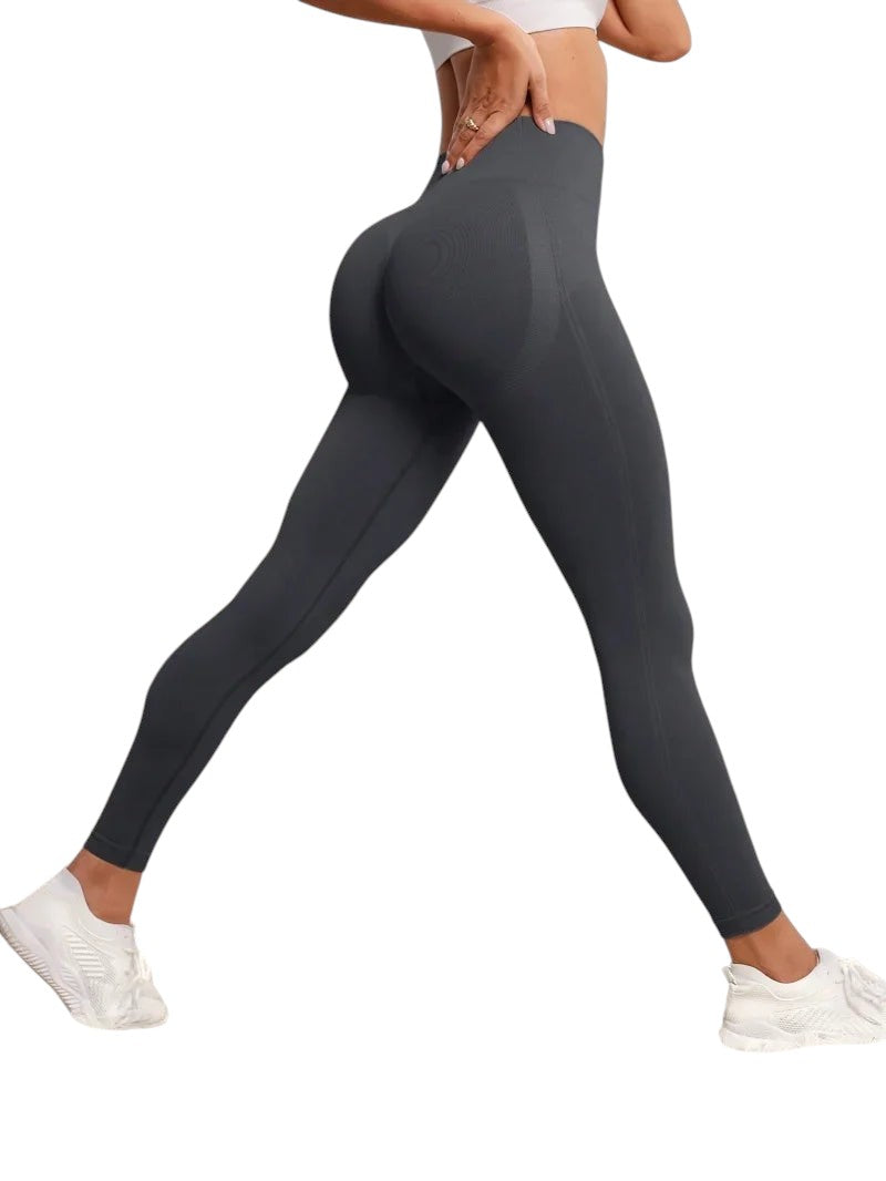 Comfort Seamless High Leggings High Waisted Dark gray