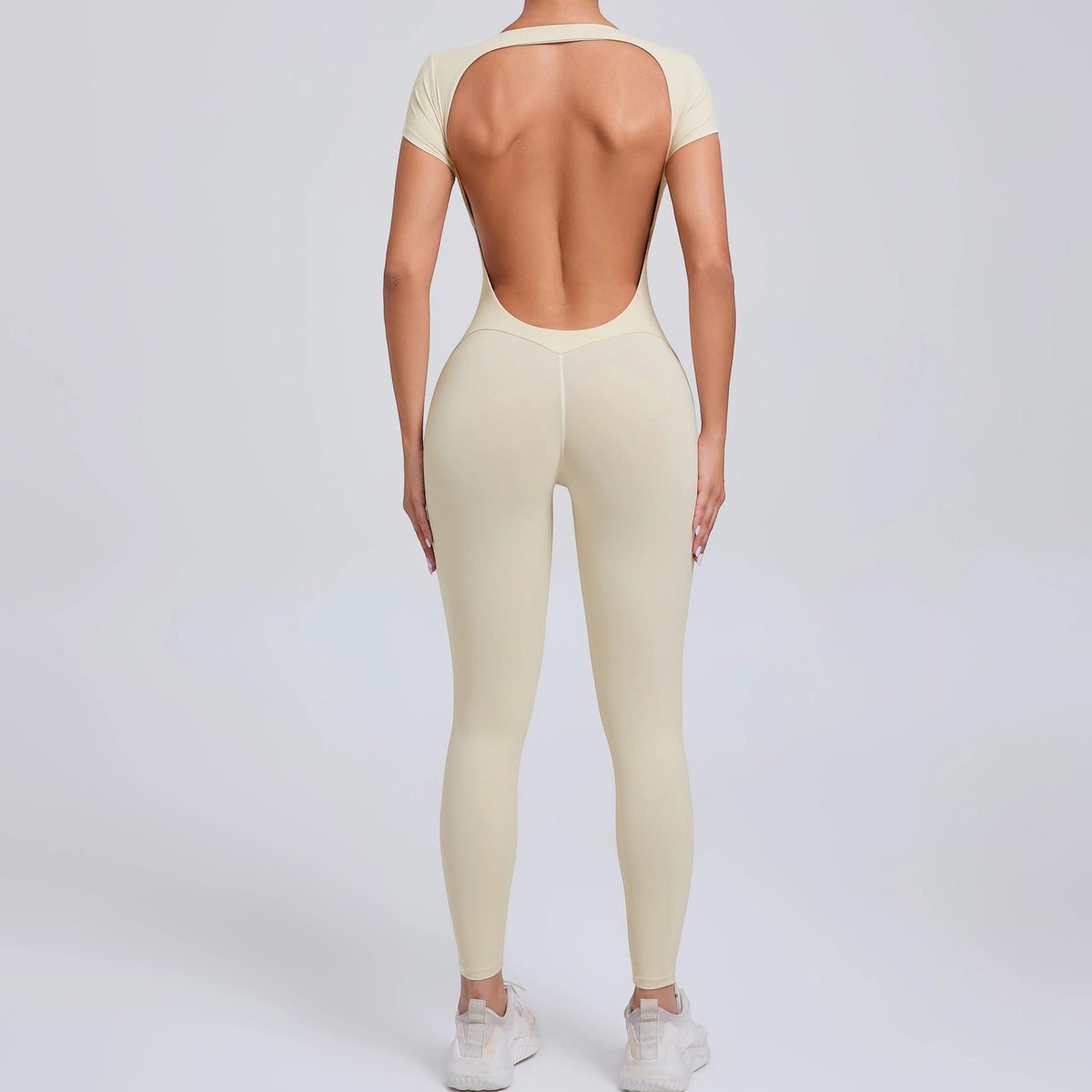 Short Sleeve Full Beige
