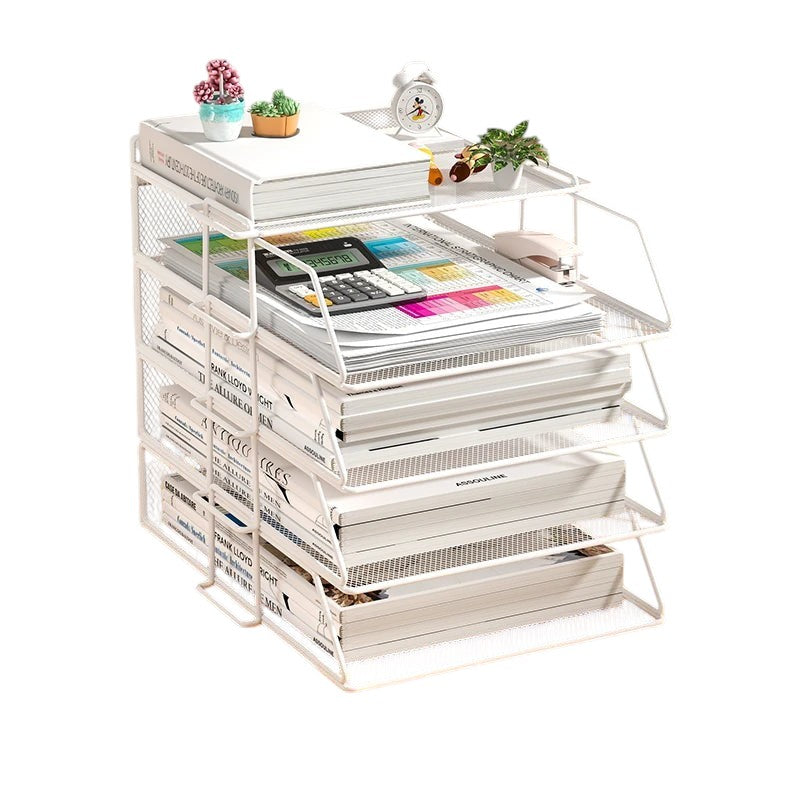 Comfort Mesh Desk 4-Tier-White