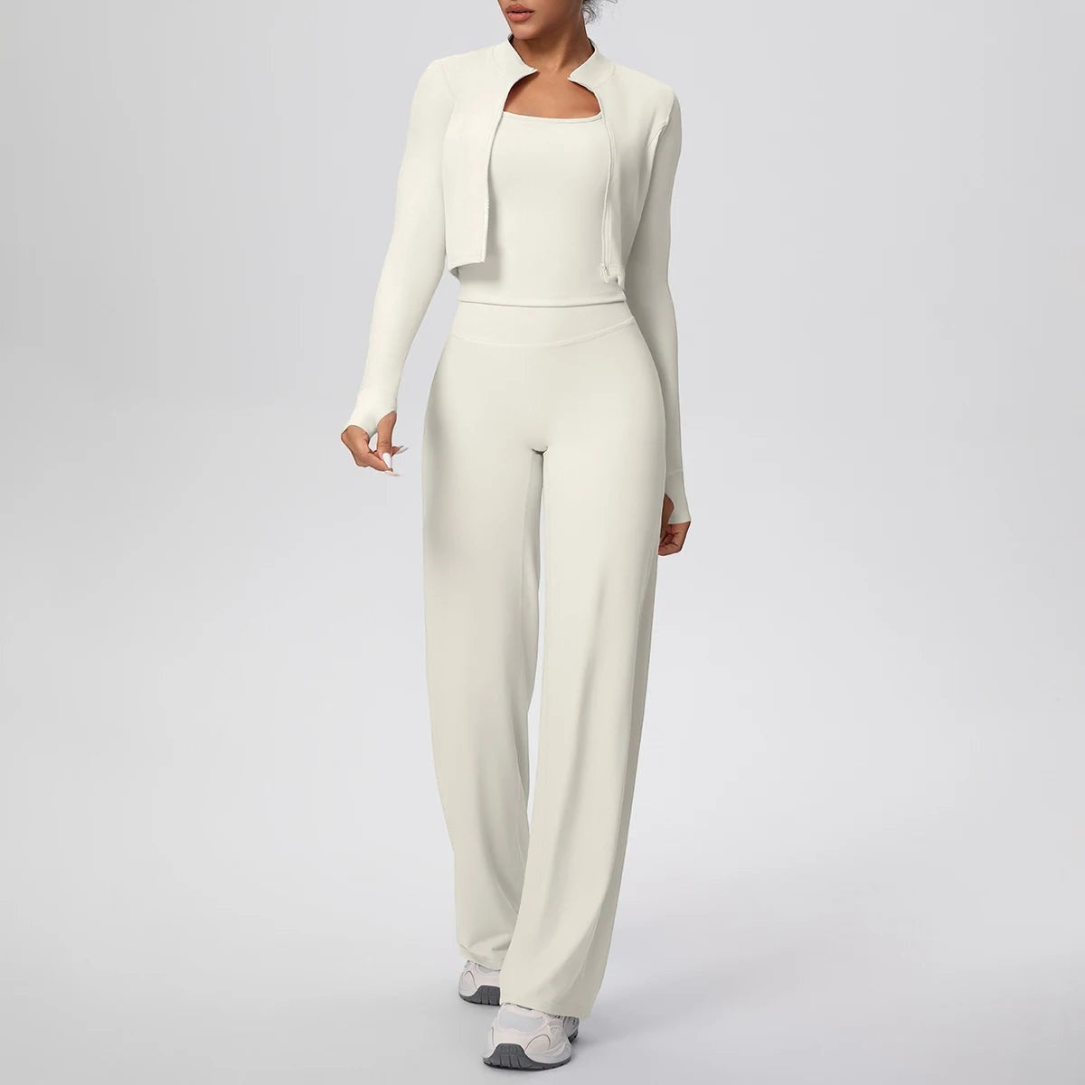 Three Piece Athletic Light Ivory