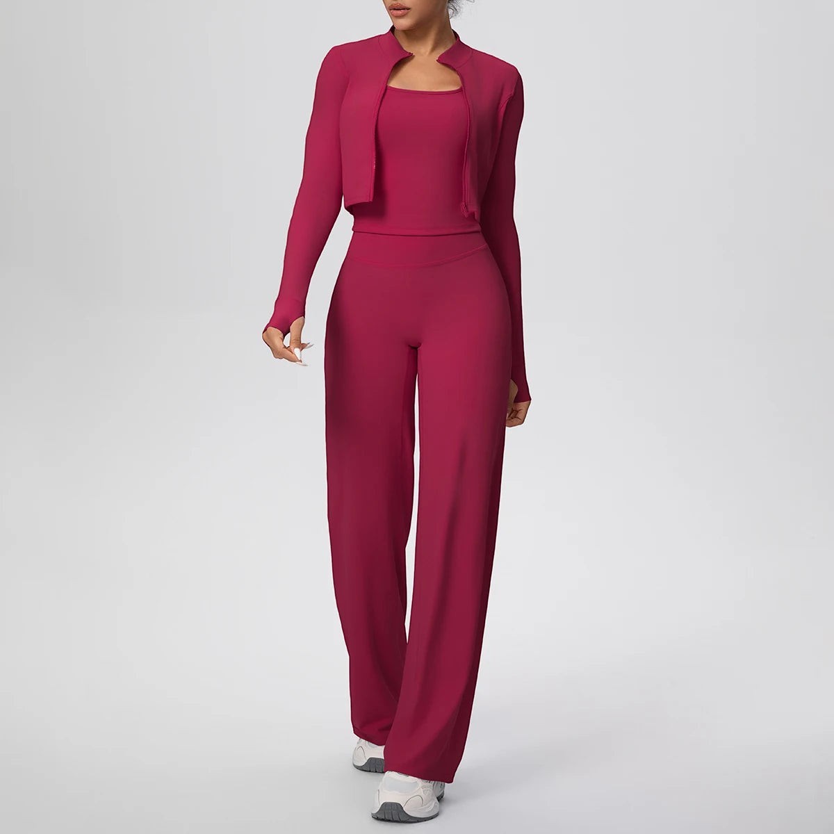 Three Piece Athletic Red