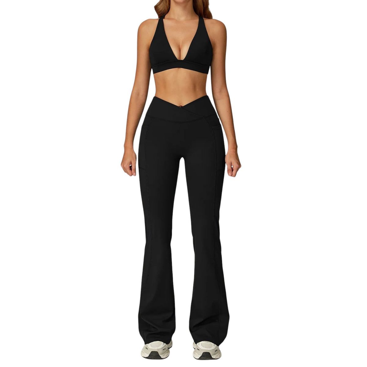 Athletic Two piece Flare Leggings