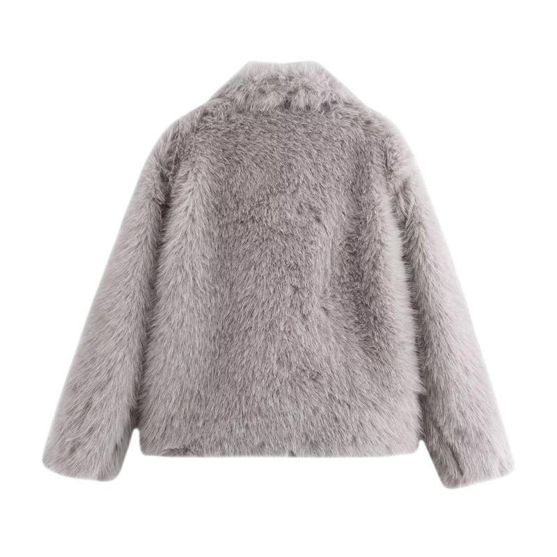 Comfort Plush Faux Jacket