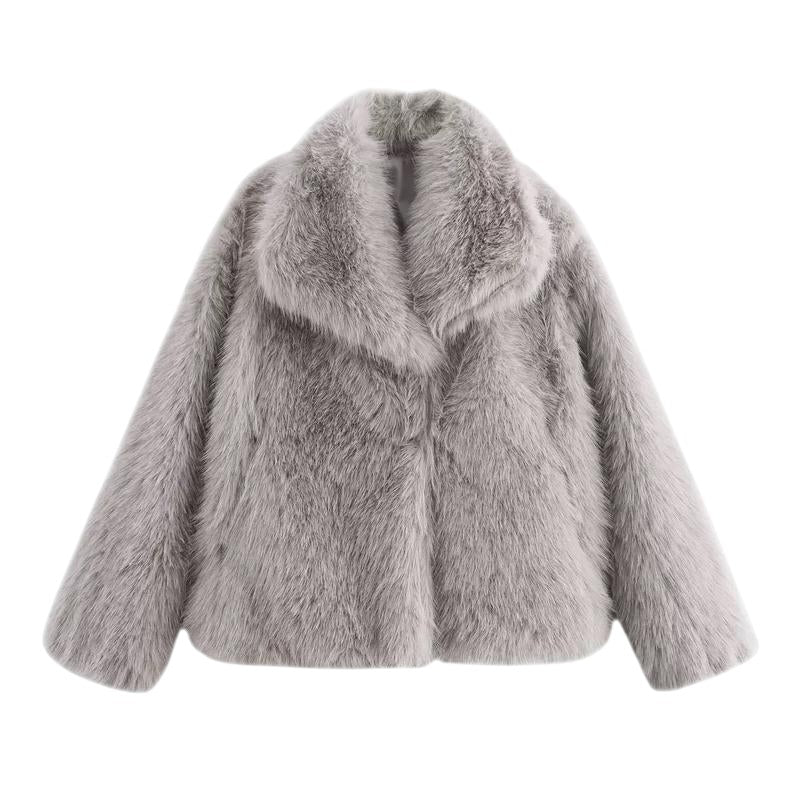 Comfort Plush Faux Jacket