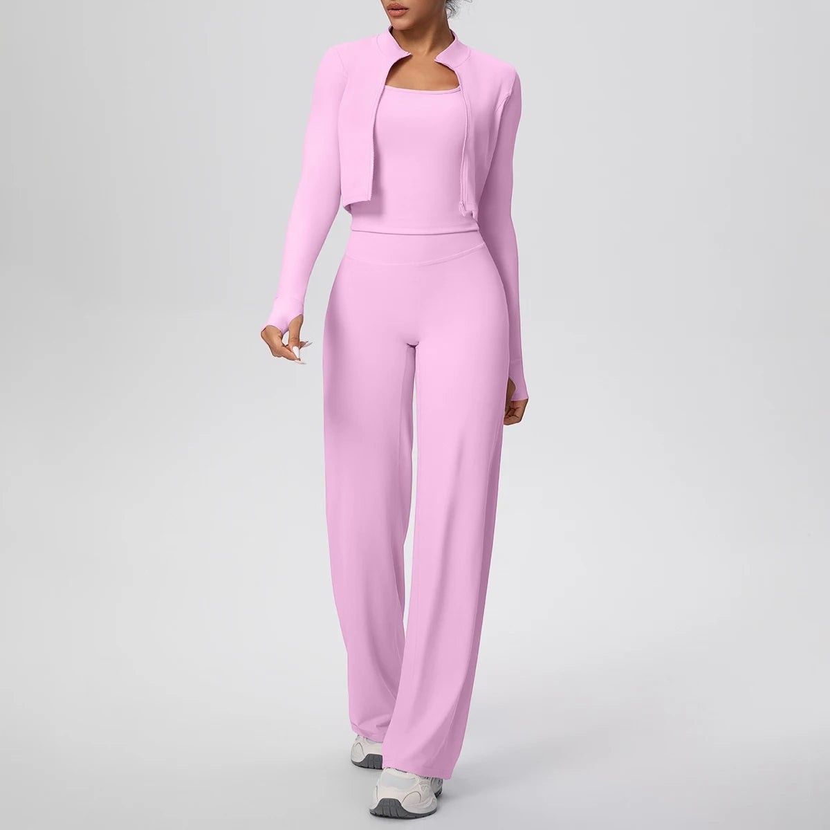 Three Piece Athletic Pink