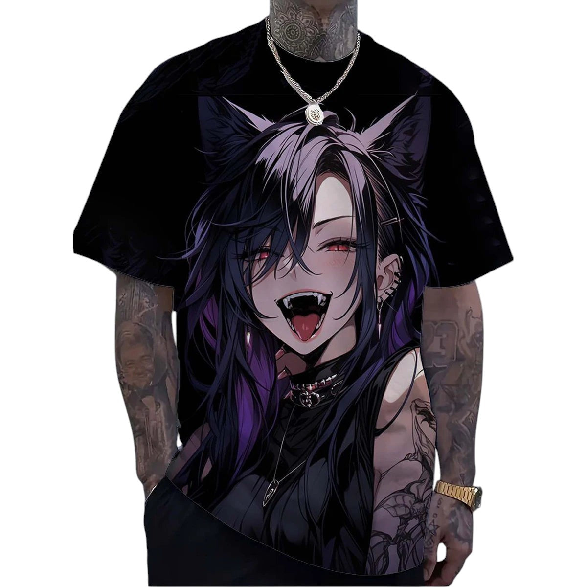 Anime Character Graphic T Shirt TX112230