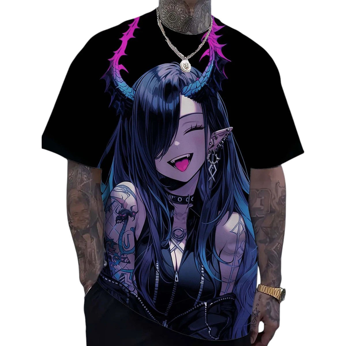 Anime Character Graphic T Shirt TX112228