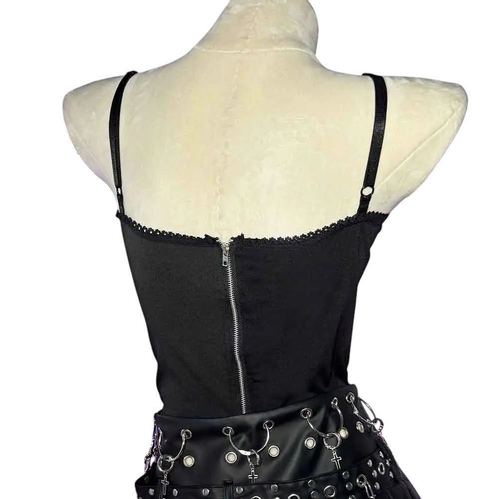 Gothic Skull And Top Lace