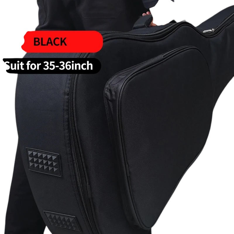 Padded Guitar Gig Black Thicken 36inch