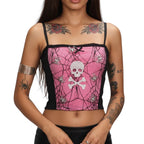 Gothic Skull And Top Lace