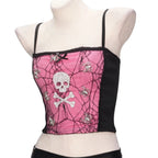 Gothic Skull And Top Lace