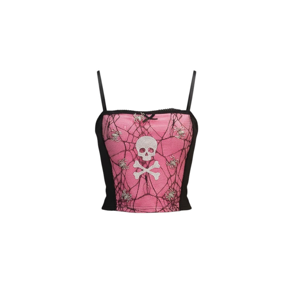 Gothic Skull And Top Lace