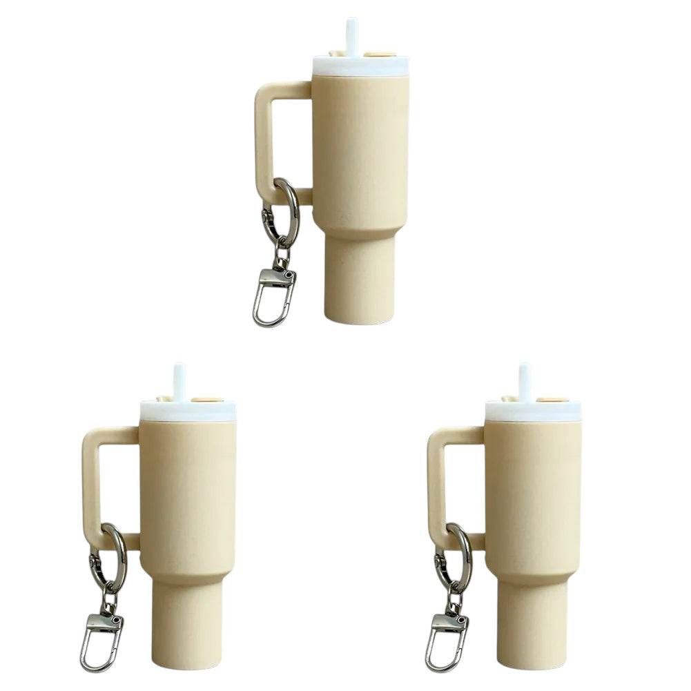 Mini Tumbler Keychain 3Pcs Coffee