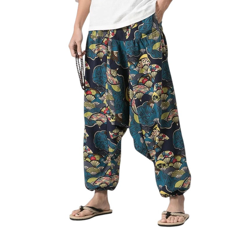 Comfortable Loose Fit Pants Relaxed Fit green