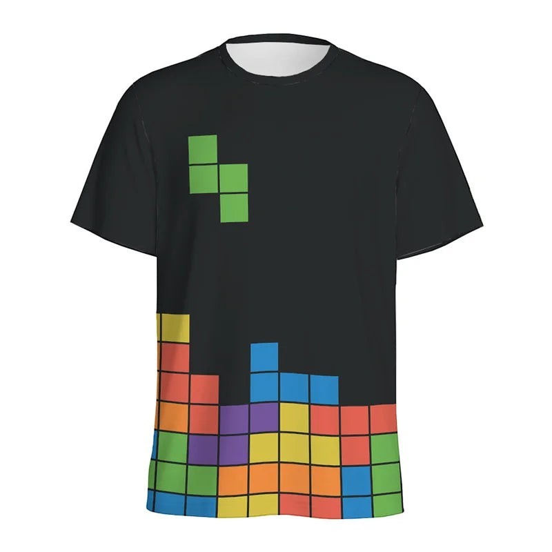 Retro Video Game T Shirt Graphic Tshirt-ZXA52722