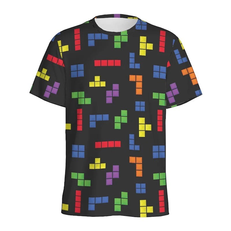 Retro Video Game T Shirt Graphic