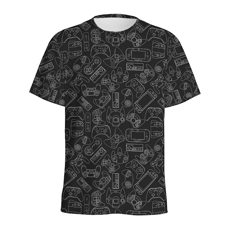 Retro Video Game T Shirt Graphic