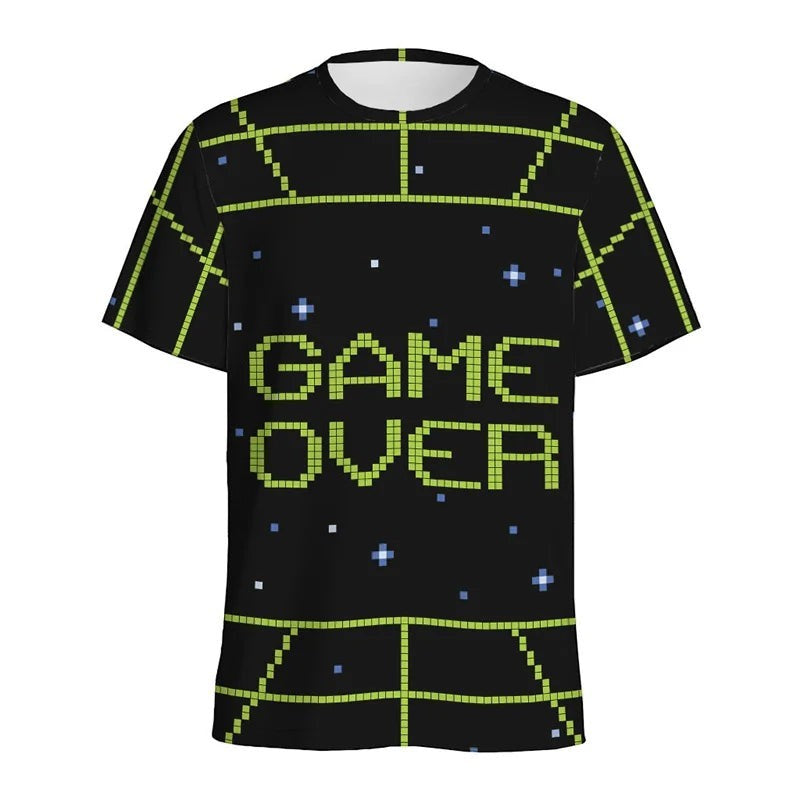 Retro Video Game T Shirt Graphic