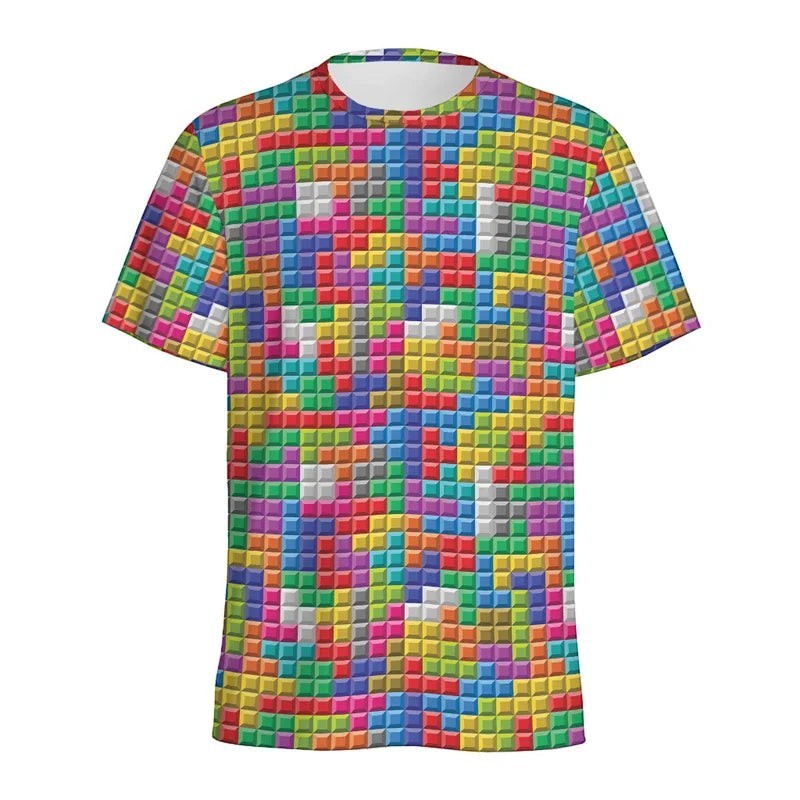 Retro Video Game T Shirt Graphic Tshirt-ZXA52721