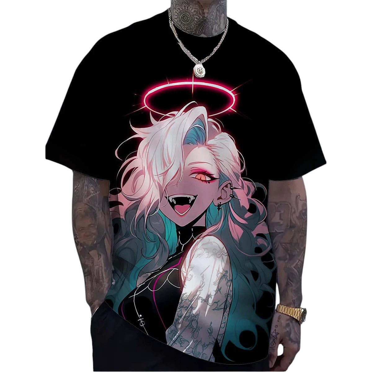 Anime Character Graphic T Shirt TX112232