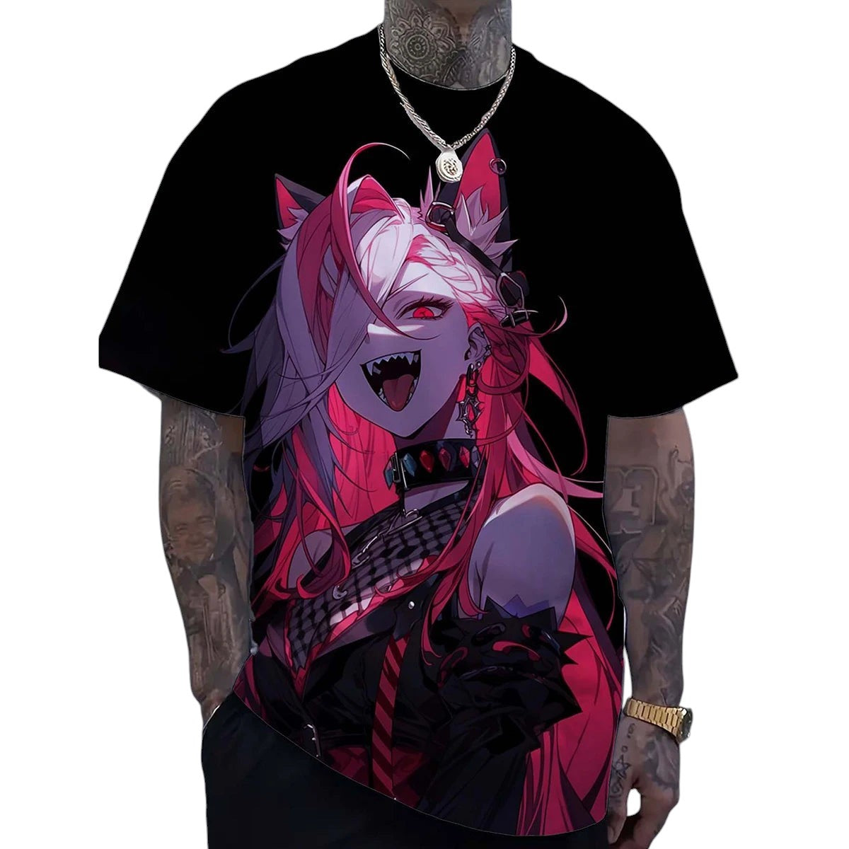 Anime Character Graphic T Shirt TX112229