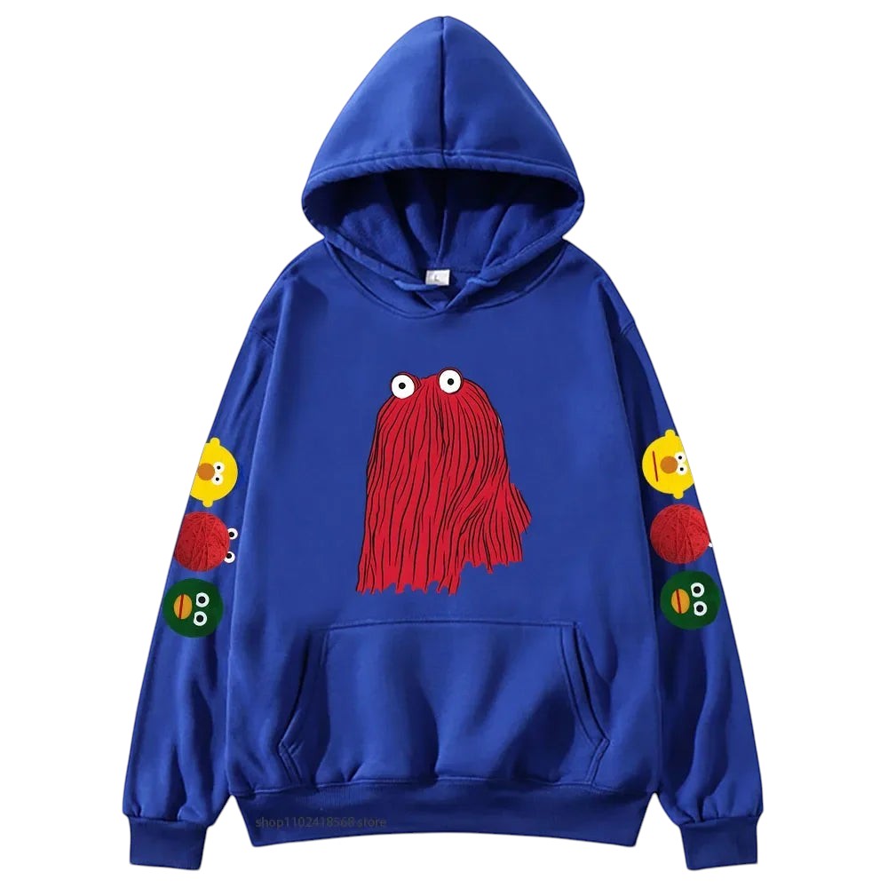 Comfort Character Graphic Hoodie Blue