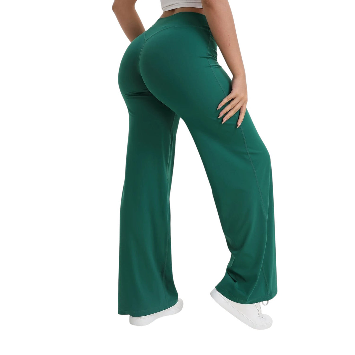 Comfort Wide Leg Pants Wide Leg Forest Green