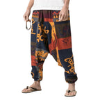 Comfortable Loose Fit Pants Relaxed Fit red