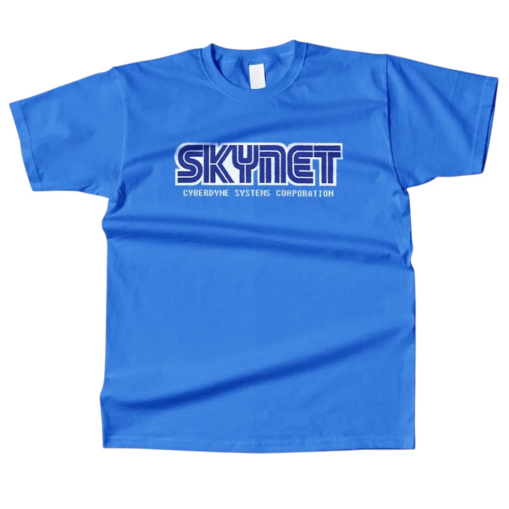 Skynet Cyberdyne Systems T Shirt Blue