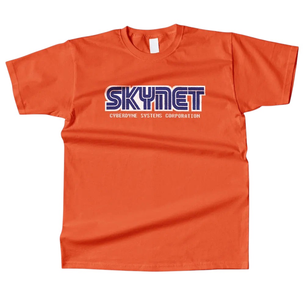 Skynet Cyberdyne Systems T Shirt Orange