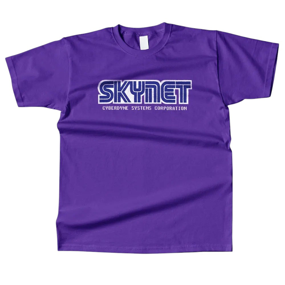 Skynet Cyberdyne Systems T Shirt Purple