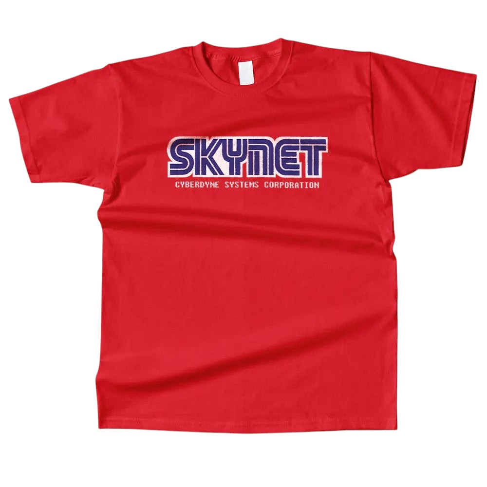 Skynet Cyberdyne Systems T Shirt Red