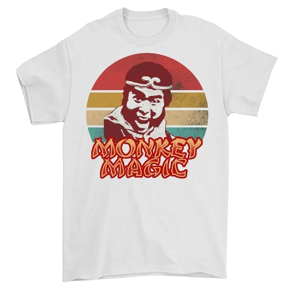 Monkey Magic Graphic T Shirt 300208HE-white
