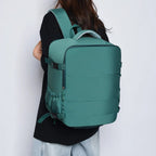 Compact Travel Backpack with Clamshell Opening