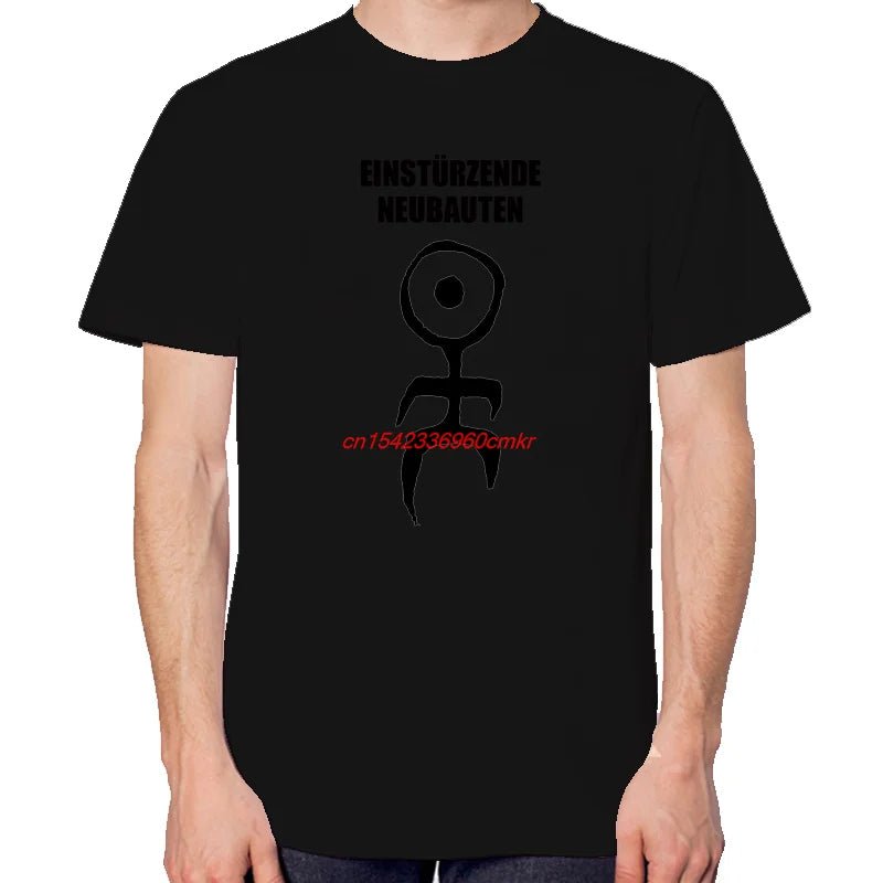 Einst Rzende Neubauten T Shirt Graphic Black cotton T-shirt