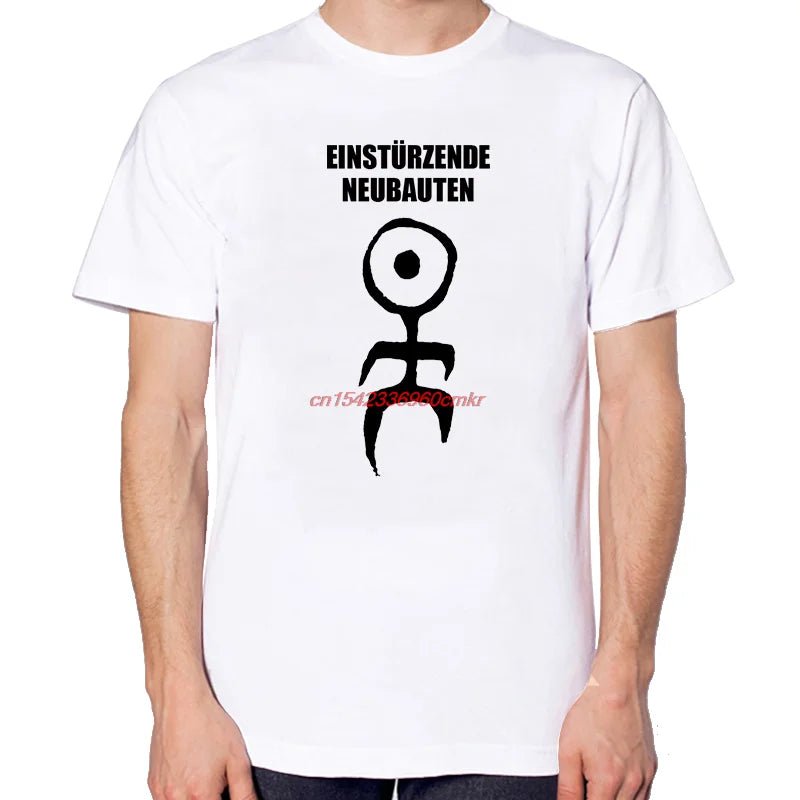 Einst Rzende Neubauten T Shirt Graphic White cotton T-shirt
