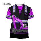 Excavator Operator Graphic T Shirt