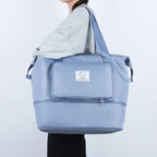 Expandable Foldable Nylon Travel Tote