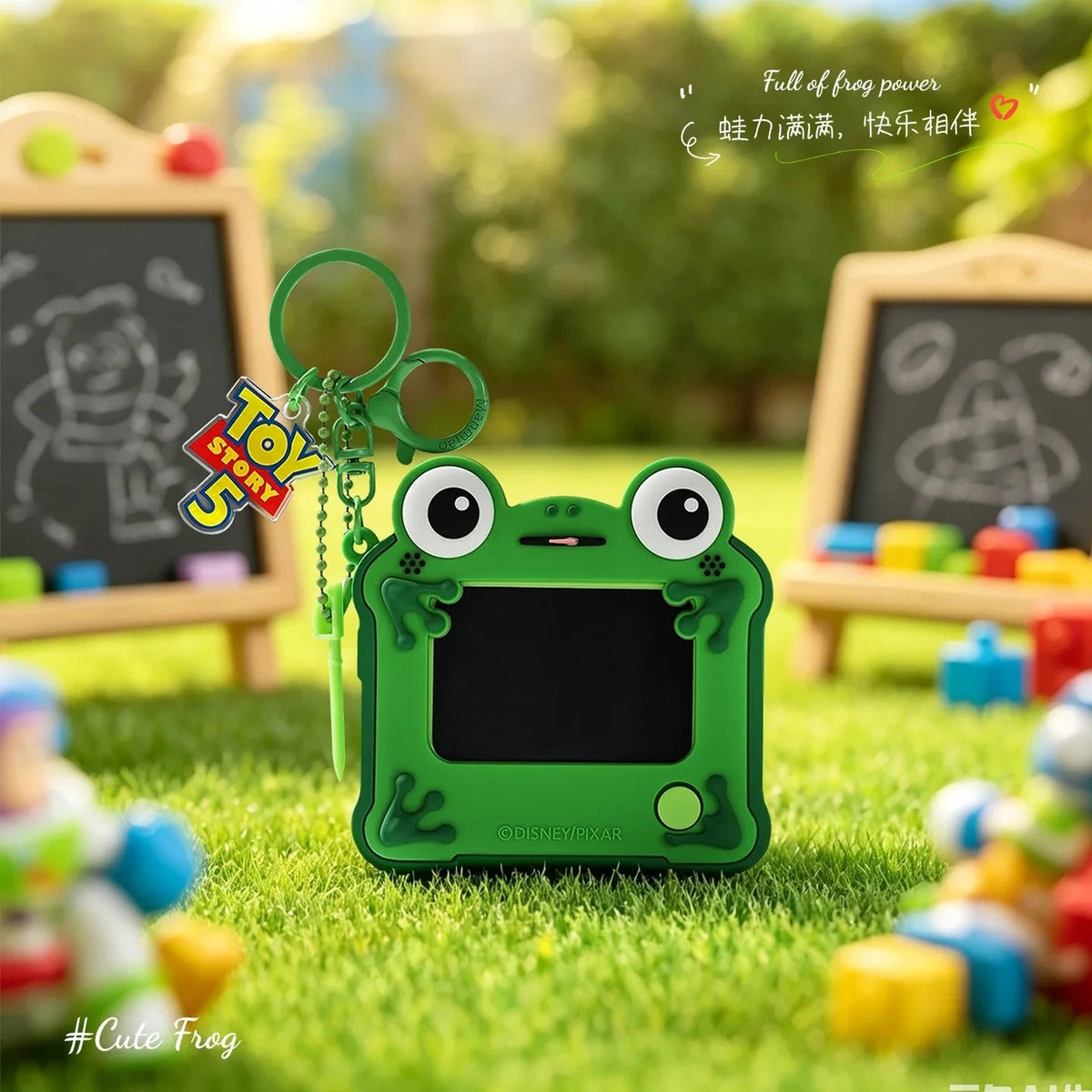 Frog-Shaped Erasable LCD Drawing Tablet