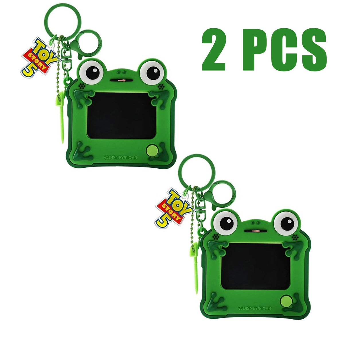 Frog-Shaped Erasable LCD Drawing Tablet 2PCS