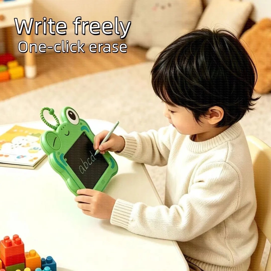 Frog-Shaped Erasable LCD Drawing Tablet