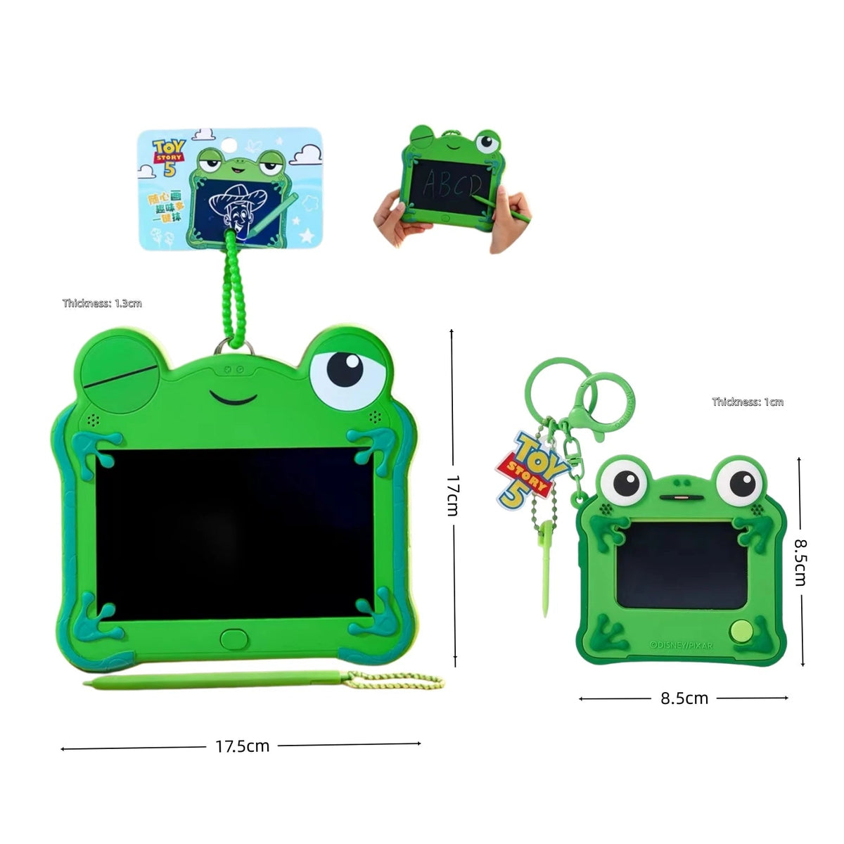 Frog-Shaped Erasable LCD Drawing Tablet