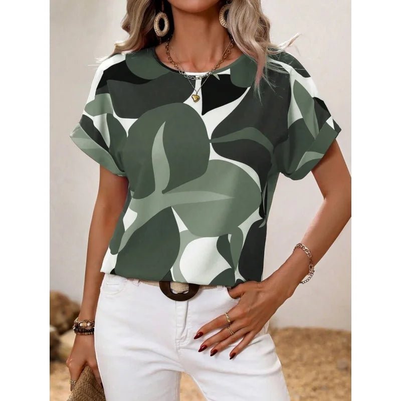 Geometry Pattern For T Shirt Short Sleeve Tshirt-YSY47498