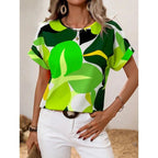 Geometry Pattern For T Shirt Short Sleeve