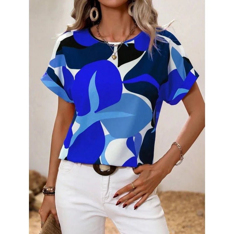 Geometry Pattern For T Shirt Short Sleeve Tshirt-YSY47494