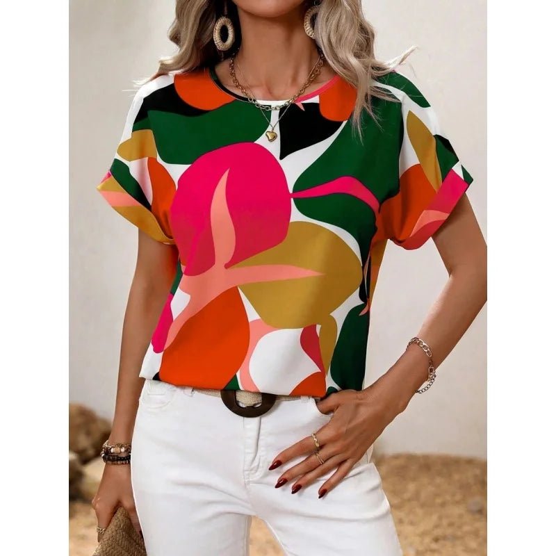 Geometry Pattern For T Shirt Short Sleeve Tshirt-YSY47497