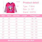 Girls Butterfly Floral T Shirt Long Sleeve