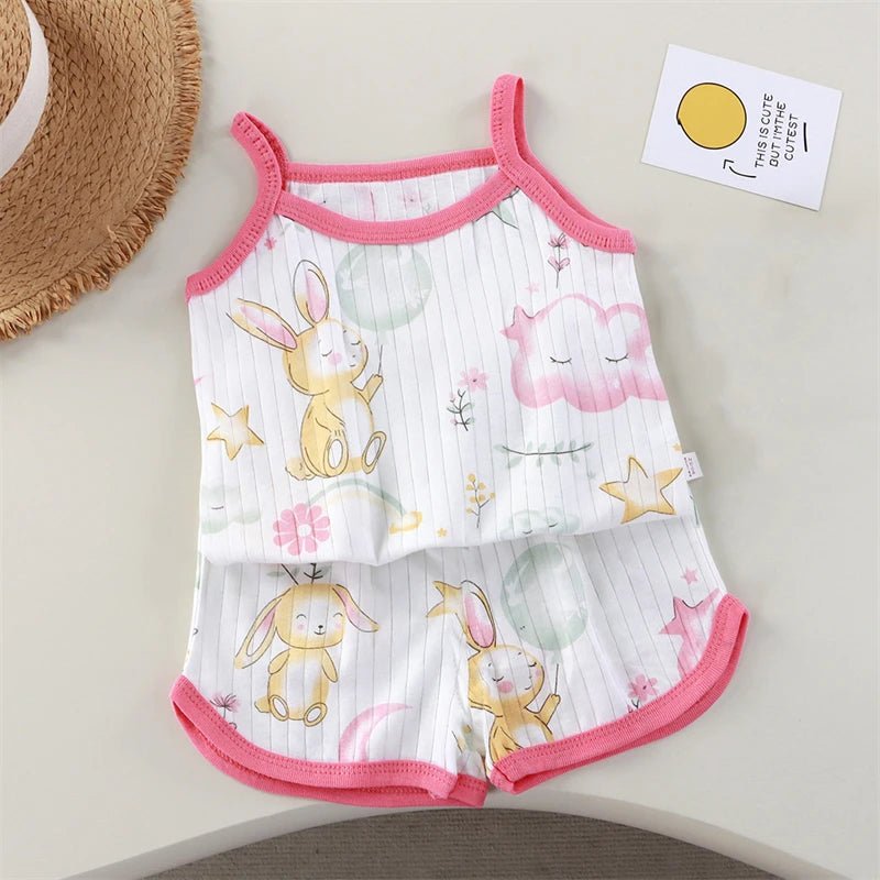 Girls Floral Piece Rabbit