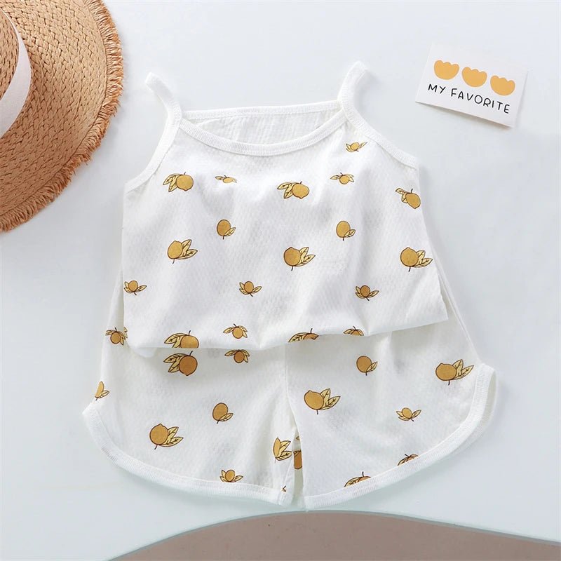 Girls Floral Piece Pear