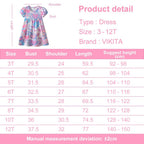 Girls Heart Print Dress